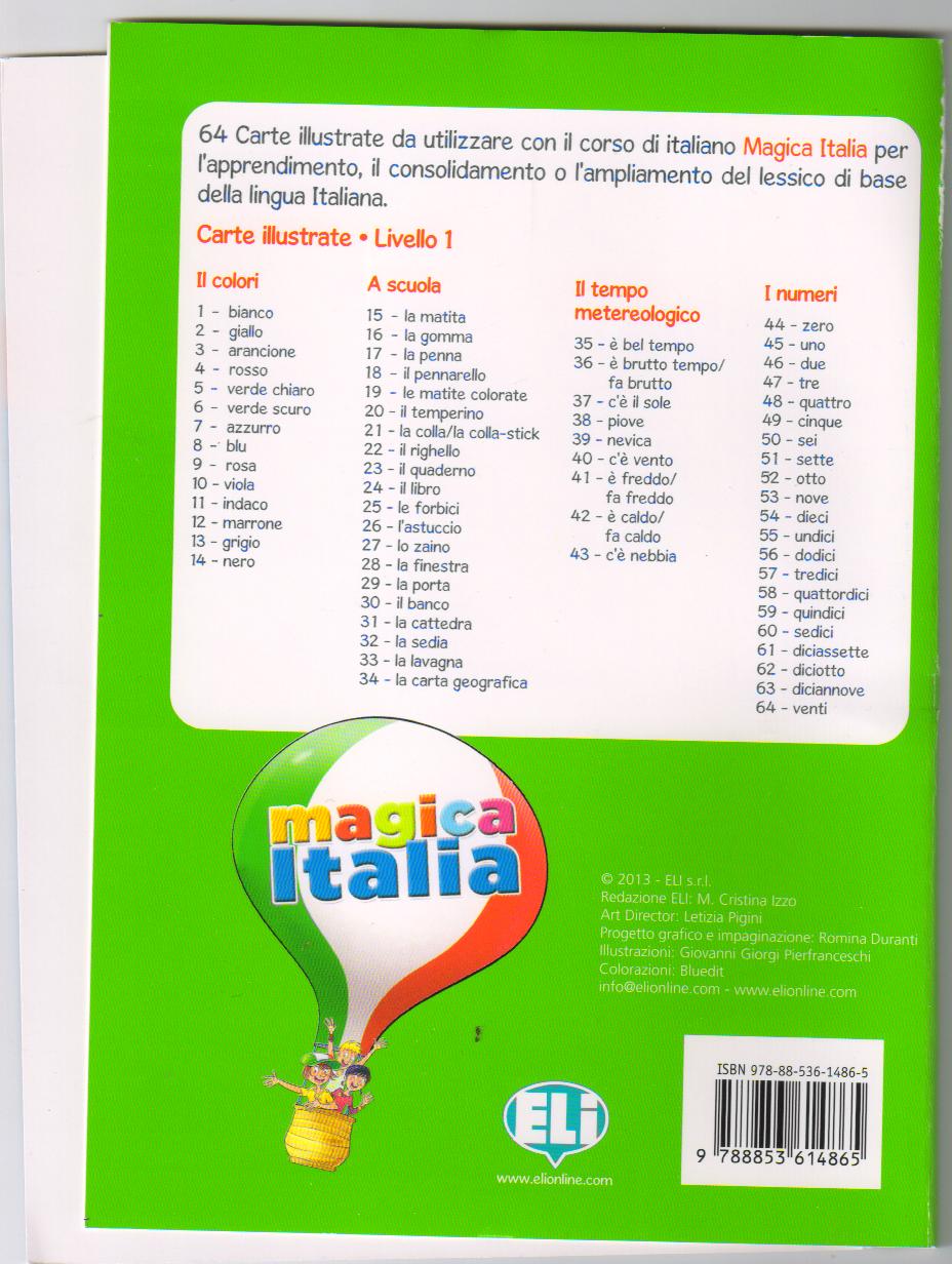 Magica Italia 1 - Carte illustrate