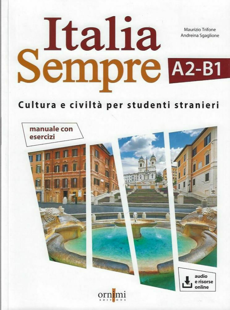 Fotografie Italia Sempre A2 - B1 učebnice pro dospělé